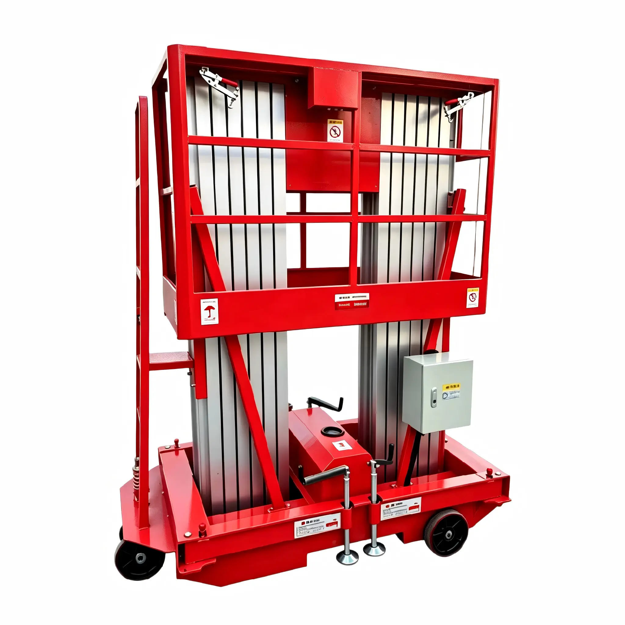 Mobile Aluminum Work Platform (Dual Mast)